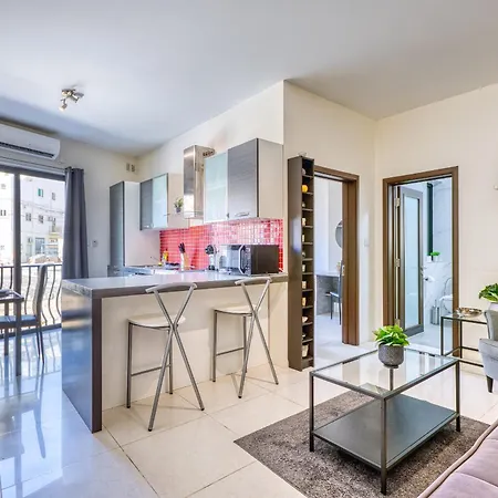 アパート Cosy 1 Bedroom With Balcony In St Julians Aebe1 *